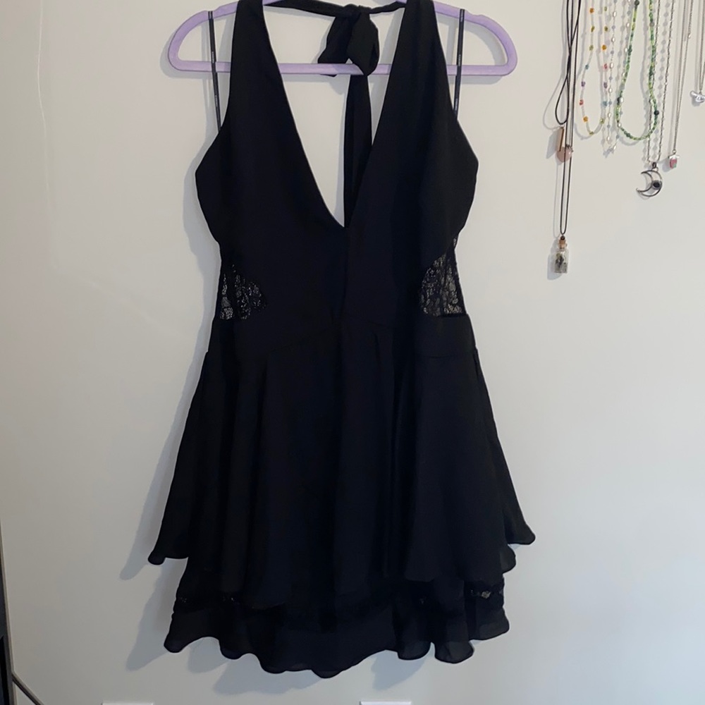 Black Halter Dress